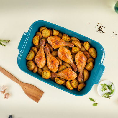 Aryıldız Elissa Dikdörtgen Fırın Kabı Yeşil 36 cm - 1