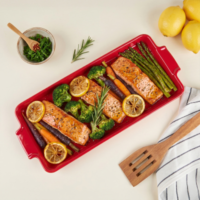 Aryıldız Elissa Fırın Tepsisi Kırmızı 41 cm - ARYILDIZ