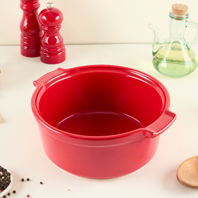 Aryıldız Elissa Kapaklı Karnıyarık Fırın Kabı Kırmızı 25 cm - 3