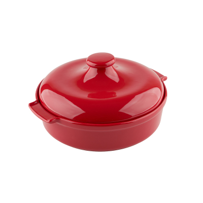 Aryıldız Elissa Kapaklı Karnıyarık Fırın Kabı Kırmızı 29 cm - 6