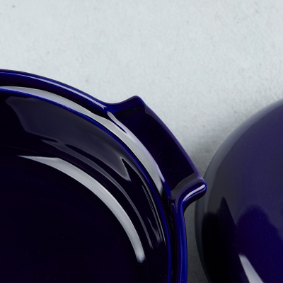 Aryıldız Elissa Kapaklı Karnıyarık Fırın Kabı Kobalt 27 cm - 3