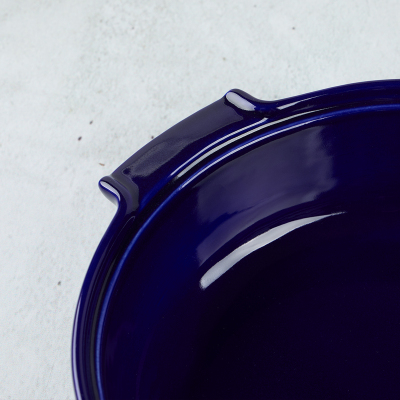 Aryıldız Elissa Kapaklı Karnıyarık Fırın Kabı Kobalt 29 cm - 5