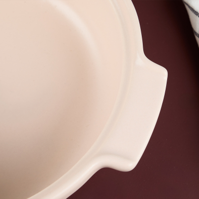 Aryıldız Elissa Kapaklı Karnıyarık Fırın Kabı Mat Beyaz 25 cm - 3