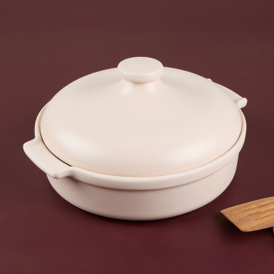 Aryıldız Elissa Kapaklı Karnıyarık Fırın Kabı Mat Beyaz 27 cm - 1