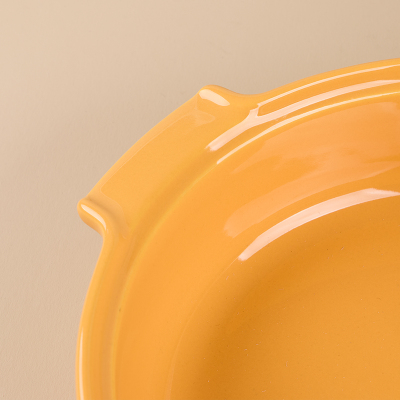 Aryıldız Elissa Kapaklı Karnıyarık Fırın Kabı Sarı 27 cm - 5