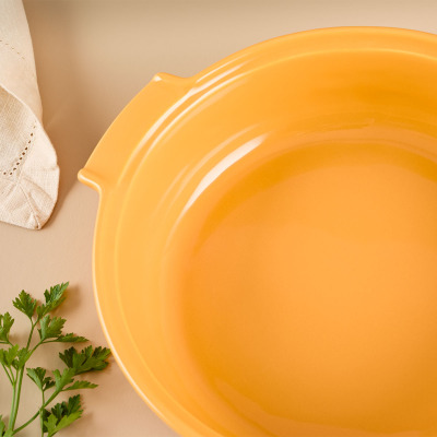 Aryıldız Elissa Kapaklı Karnıyarık Fırın Kabı Sarı 29 cm - 3