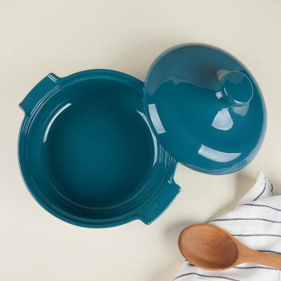 Aryıldız Elissa Kapaklı Karnıyarık Fırın Kabı Yeşil 25 cm - 2