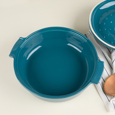 Aryıldız Elissa Kapaklı Karnıyarık Fırın Kabı Yeşil 29 cm - 6