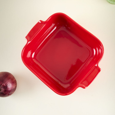 Aryıldız Elissa Kare Fırın Kabı Kırmızı 21 cm - 3