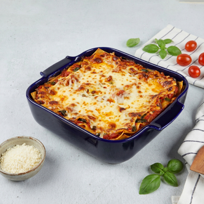 Aryıldız Elissa Kare Fırın Kabı Kobalt 28 cm - 6