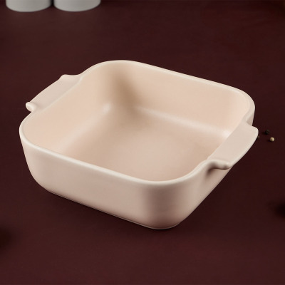 Aryıldız Elissa Kare Fırın Kabı Mat Beyaz 21 cm - 2