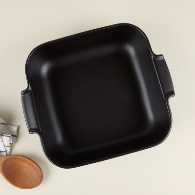 Aryıldız Elissa Kare Fırın Kabı Mat Siyah 28 cm - 3