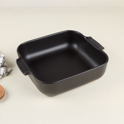 Aryıldız Elissa Kare Fırın Kabı Mat Siyah 28 cm - 5