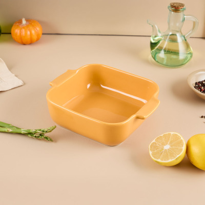 Aryıldız Elissa Kare Fırın Kabı Sarı 21 cm - 2