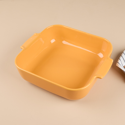 Aryıldız Elissa Kare Fırın Kabı Sarı 28 cm - 1