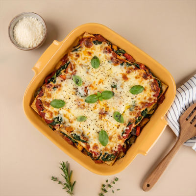 Aryıldız Elissa Kare Fırın Kabı Sarı 28 cm - 3