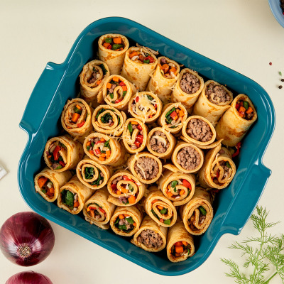 Aryıldız Elissa Kare Fırın Kabı Yeşil 28 cm - 2