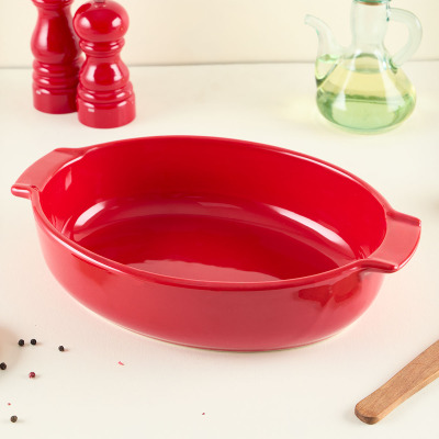 Aryıldız Elissa Oval Fırın Kabı Kırmızı 31 cm - 2