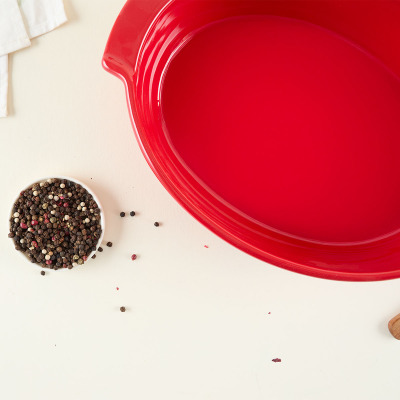 Aryıldız Elissa Oval Fırın Kabı Kırmızı 31 cm - 3