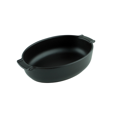 Aryıldız Elissa Oval Fırın Kabı Mat Siyah 31 cm - 6
