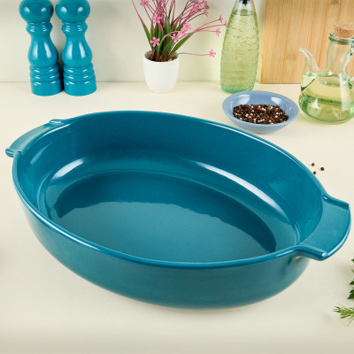Aryıldız Elissa Oval Fırın Kabı Yeşil 40 cm - 2