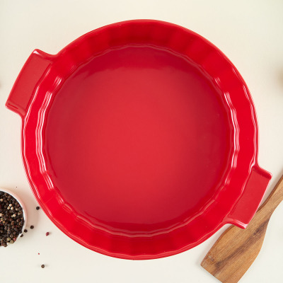 Aryıldız Elissa Rölyefli Yuvarlak Fırın Kabı 32.5 cm - 3