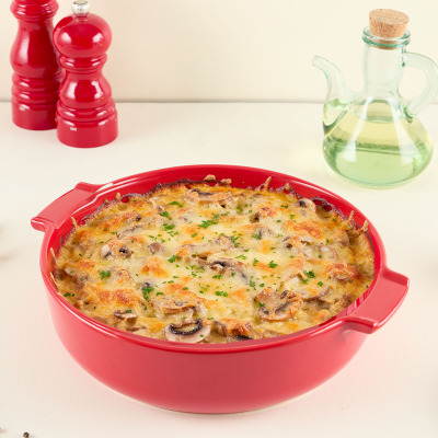 Aryıldız Elissa Yuvarlak Fırın Kabı Kırmızı 27 cm - 1