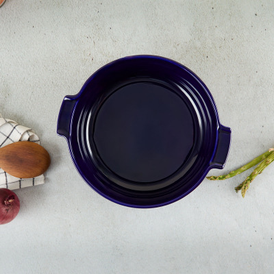 Aryıldız Elissa Yuvarlak Fırın Kabı Kobalt 27 cm - 3