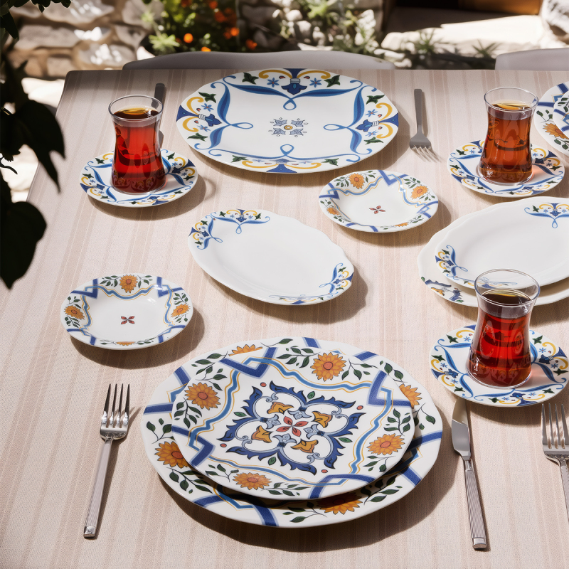 Aryıldız Etnico 32 Parça 6 Kişilik Kahvaltı Takımı - 2