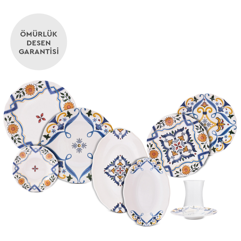 Aryıldız Etnico 32 Parça 6 Kişilik Kahvaltı Takımı - 4