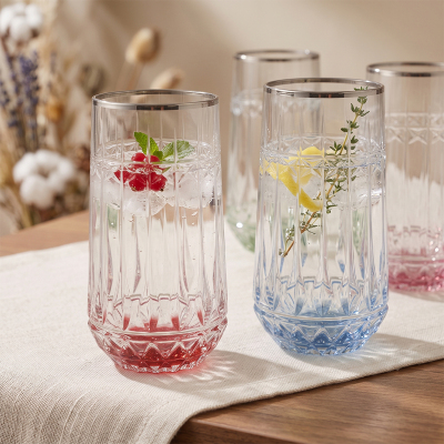 Aryıldız Fiona 6'lı Meşrubat Bardağı Platin 300 ml - 2