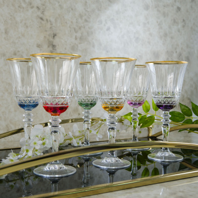 Aryıldız Fiona 6'lı Uzun Kadeh Gold 300 ml - ARYILDIZ