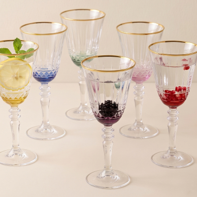 Aryıldız Fiona 6'lı Uzun Kadeh Gold 300 ml - 4