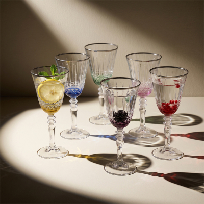 Aryıldız Fiona 6'lı Uzun Kadeh Platin 300 ml - 4