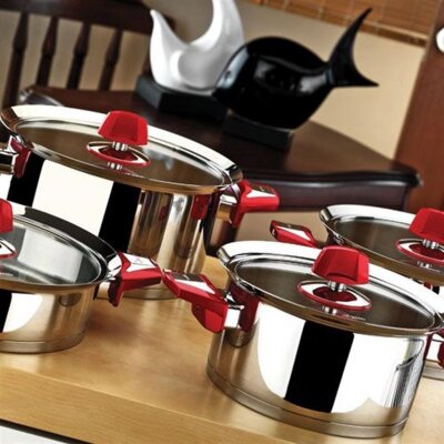 Aryıldız Flamingo Red Cam 20 Parça İdeal Set - ARYILDIZ