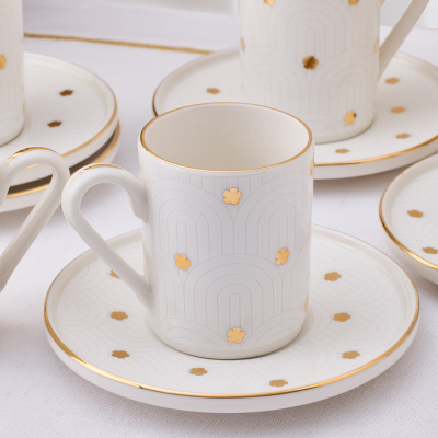 Aryıldız Flare 12 Parça 6 Kişilik Kahve Fincan Takımı 90 ml - 2