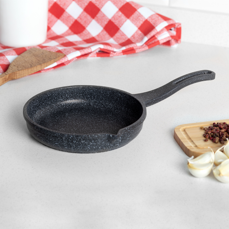 Aryıldız Fontal Alüminyum Döküm Mini Tava Siyah 14 cm - 1