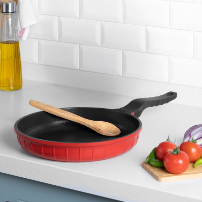 Aryıldız Fontal Tava 28 cm Kırmızı - ARYILDIZ