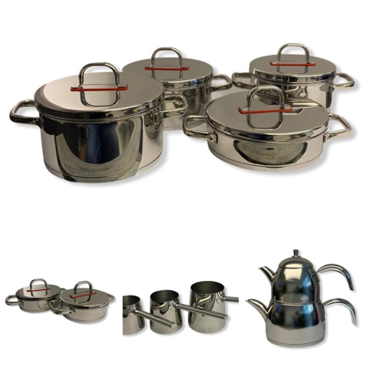 Aryıldız Fornella Prestige 20 Parça Çelik Kapak Ideal Set - ARYILDIZ