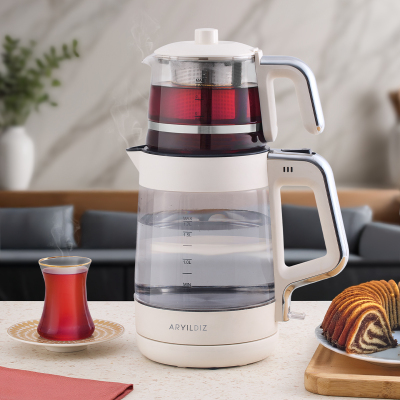 Aryıldız Glow Çay Makinesi Krem - ARYILDIZ