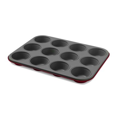 Aryıldız Granit 12'li Muffin Kalıp Kırmızı - ARYILDIZ