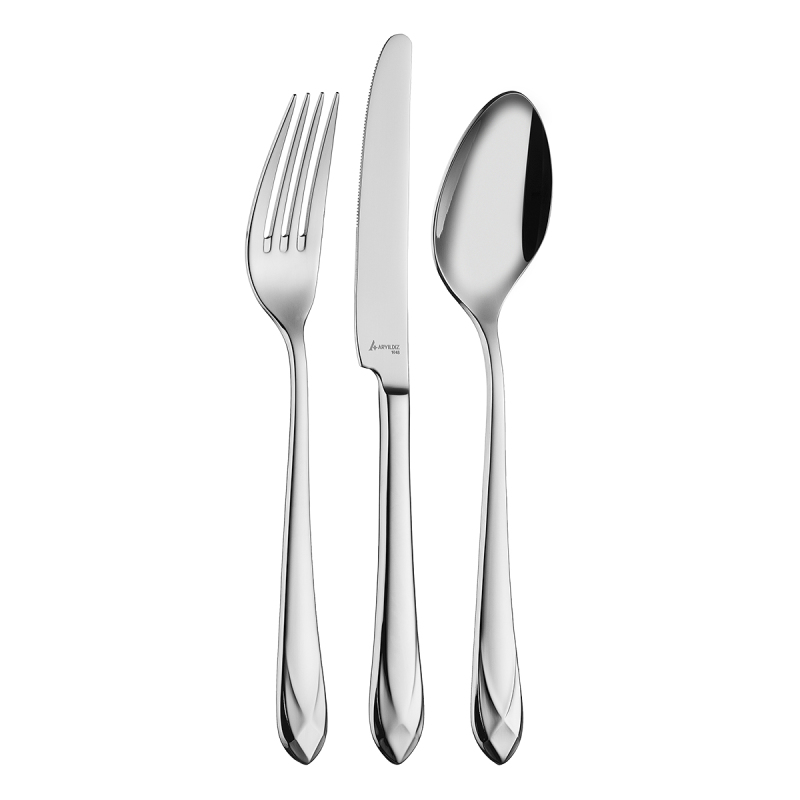 Aryıldız Hale 84 Parça 12 Kişilik Çatal Kaşık Bıçak Takımı - 2