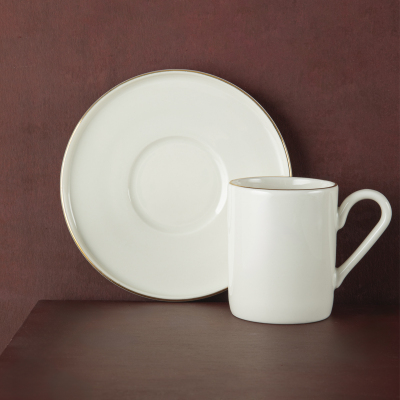 Aryıldız Hazel Gold 2 Kişilik 4 Parça Kahve Fincan Takımı 90 ml - 2