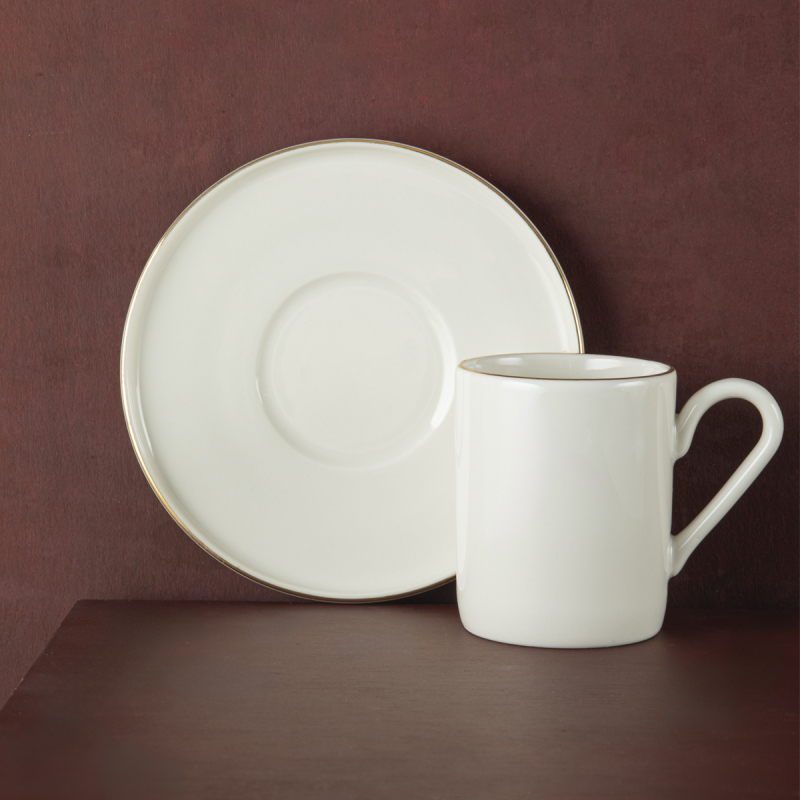 Aryıldız Hazel Gold 2 Kişilik 4 Parça Kahve Fincan Takımı 90 ml - 2