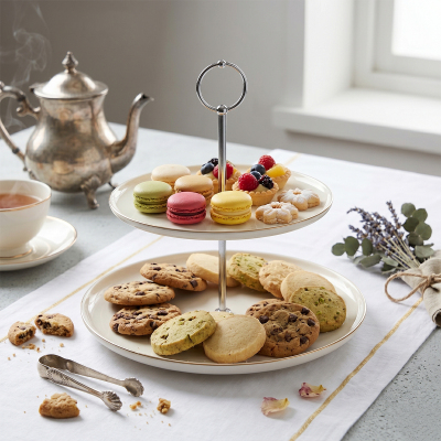 Aryıldız Hazel Gold Katlı Kurabiyelik - 1