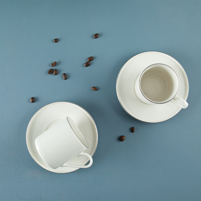 Aryıldız Hazel Platin 4 Parça 2 Kişilik Çay Fincan Takımı 200 ml - 3