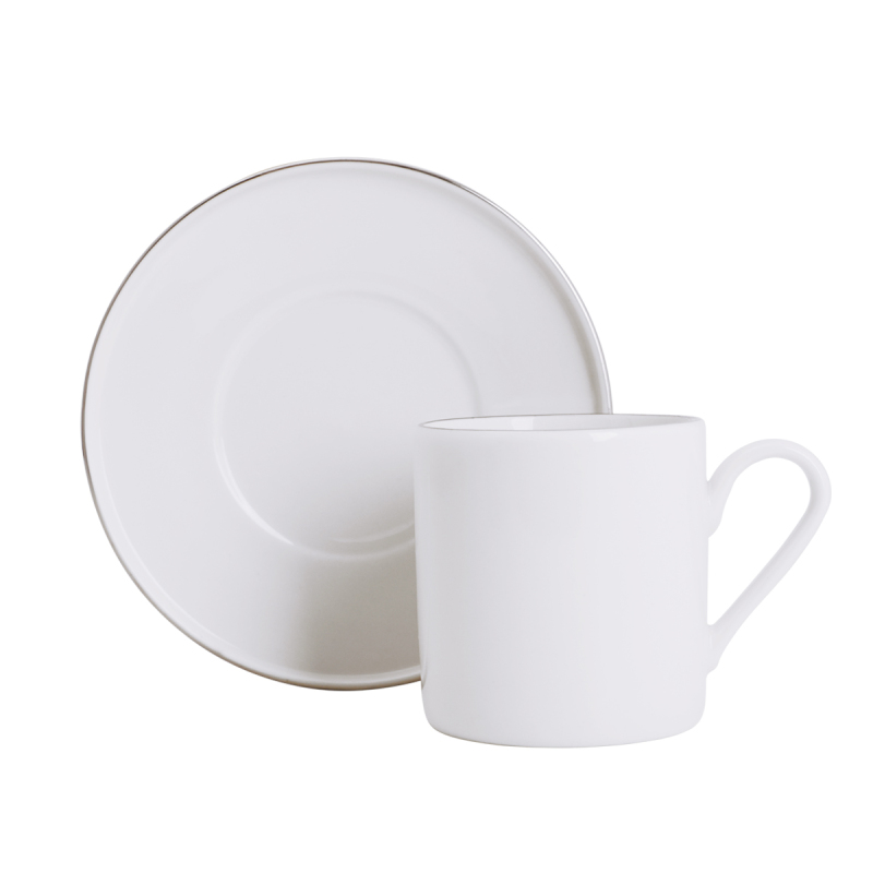 Aryıldız Hazel Platin 4 Parça 2 Kişilik Çay Fincan Takımı 200 ml - 4