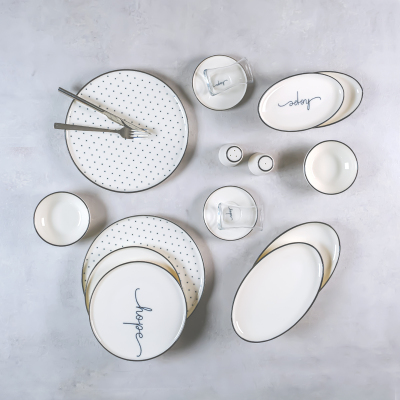 Aryıldız Hope 34 Parça 6 Kişilik Kahvaltı Takımı - ARYILDIZ