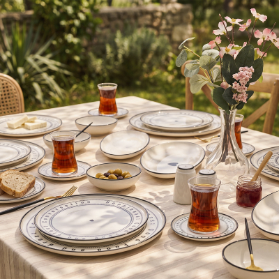 Aryıldız Icon 6 Kişilik 34 Parça Kahvaltı Takımı - ARYILDIZ