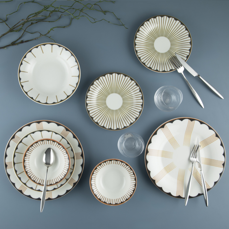 Aryıldız İstanbul 24 Parça 6 Kişilik Yemek Takımı DB3076 - 1